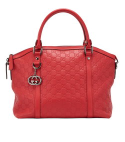 Guccissima Tote, Leather, Red 2*
